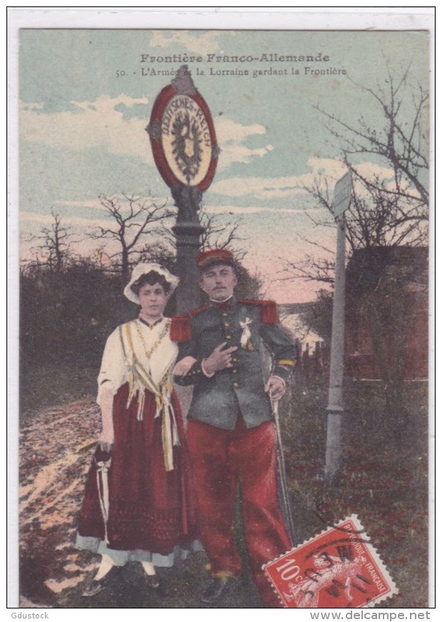 Frontière Franco-Allemande - L'armée De La Lorraine Gardant La Frontière - Douane