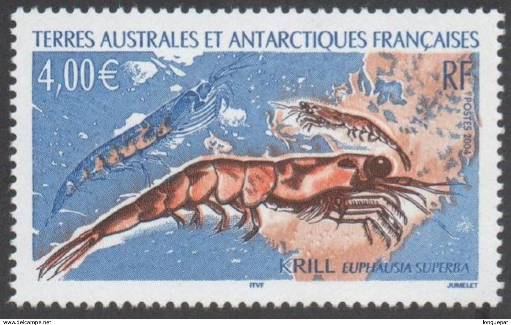 TAAF - Faune Antarctique : Krill (Euphasia Superba) - Petit Crustacé - - Neufs