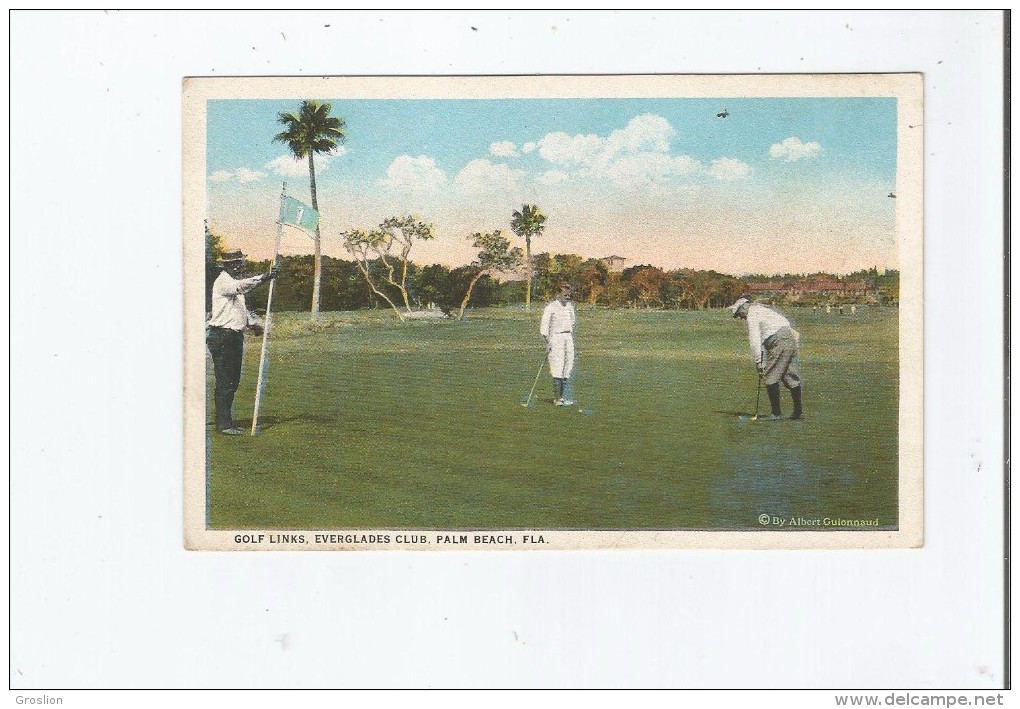 GOLF LINKS, EVERGLADES CLUB, PALM BEACH, FLA. - Golf