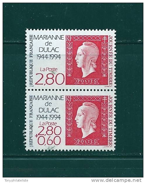 France  Timbre De 1994  N°P2864A  (paire )  Timbres Neufs ** - Nuevos