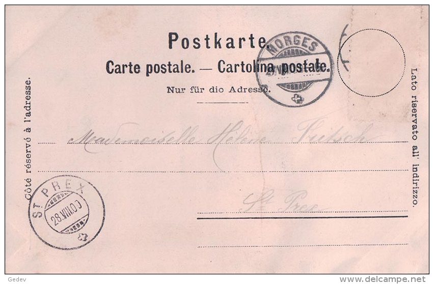 Morges Postes Et Tlélégraphes (2702) - Morges