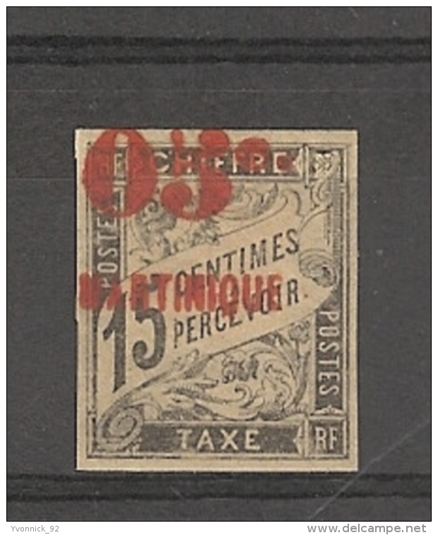 Martinique _ 15c  Taxe Surcharge  Inversée   ( 1891 ) - Other & Unclassified