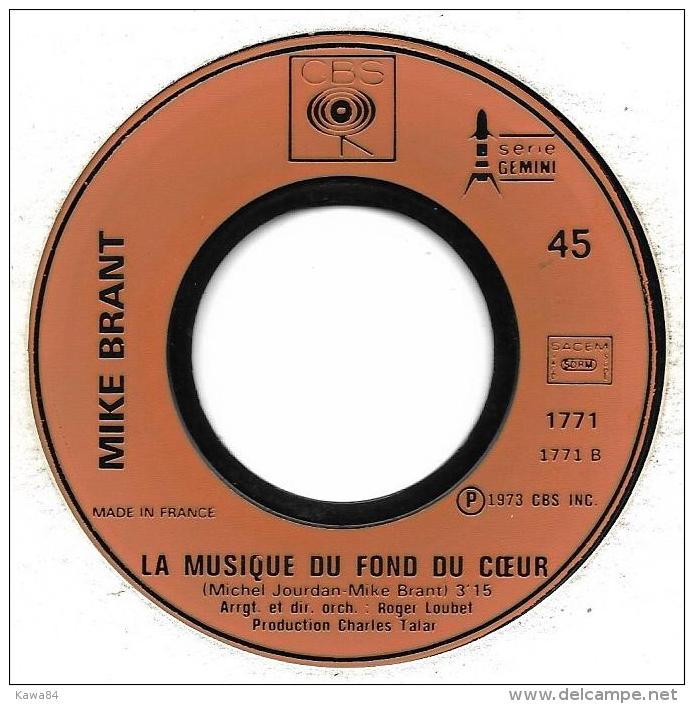 SP 45 RPM (7")  Mike Brant  "  Tout Donné Tout Repris  " - Other - French Music