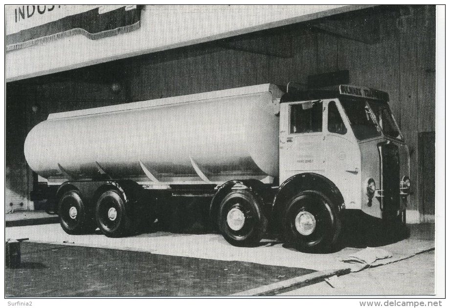 ROAD TRANSPORT - COMMERCIAL MOTOR SHOW 1954 - ATKINSON BULWARK TANKER (Repro) Car10 - Trucks, Vans &  Lorries