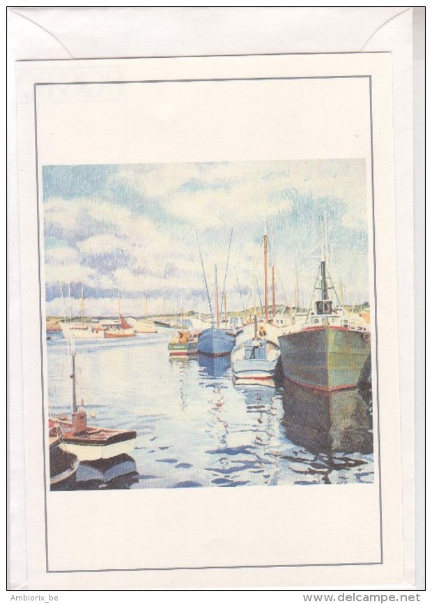 Postogramme Neuf Dans L'emballage D'origine Nr 14 Trois Barques De Pêche Au Repos - A Lemaître - Postogram