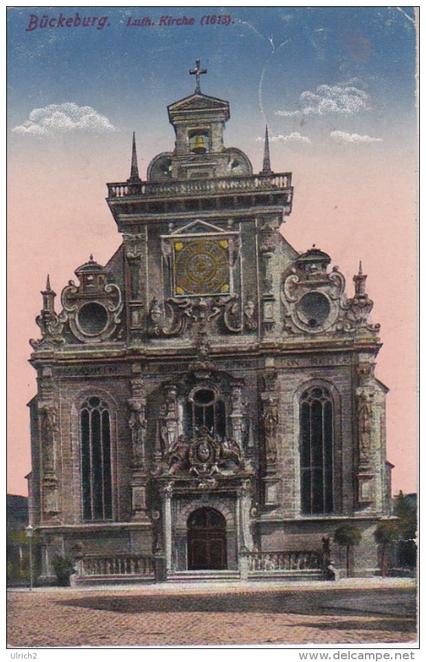 AK Bückeburg - Luth. Kirche (1613) - 1927 (24344) - Bückeburg