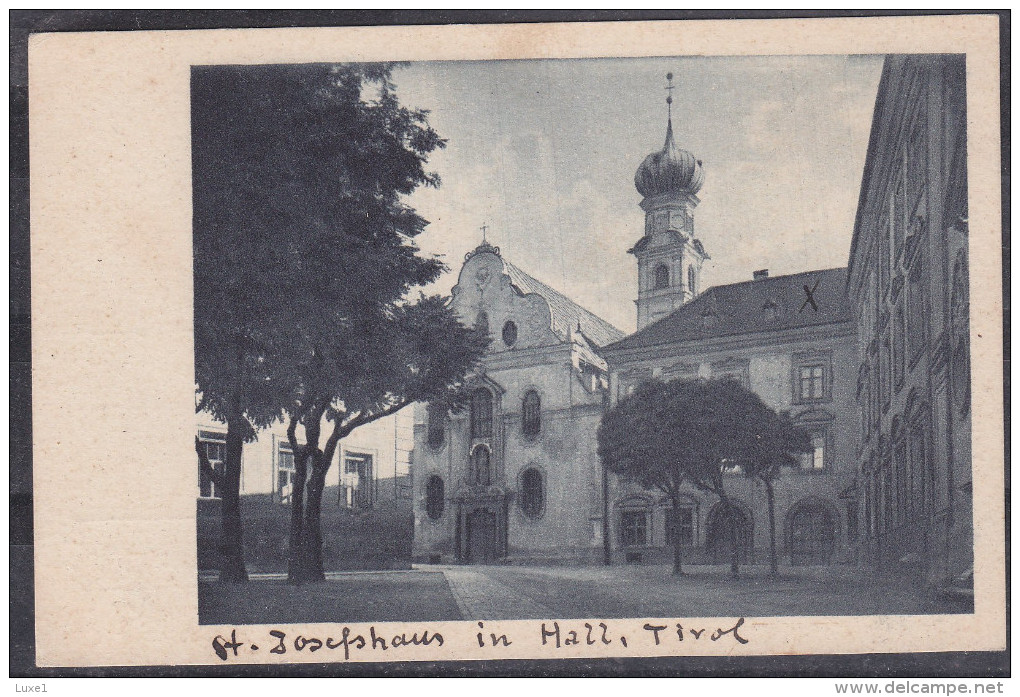 AUSTRIA , HALL  IN  TIROL , OLD  POSTCARD - Hall In Tirol