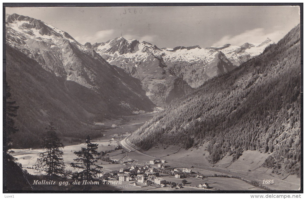 AUSTRIA , MALLNITZ , OLD  POSTCARD - Mallnitz