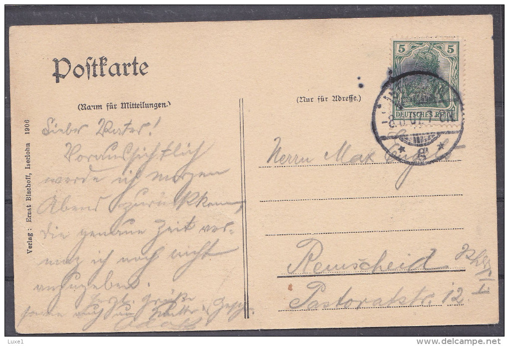 GERMANY ,  ISERLOHN  ,  OLD  POSTCARD - Iserlohn