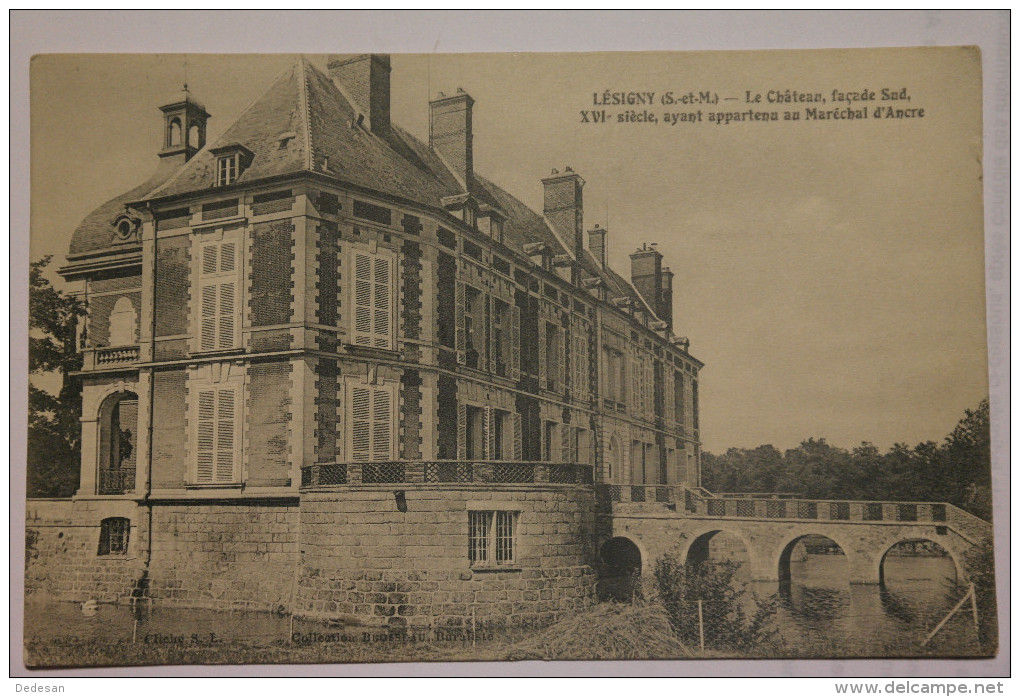 CPA Lesigny Le Chateau Façade Sud 1910 - TOD01 - Lesigny