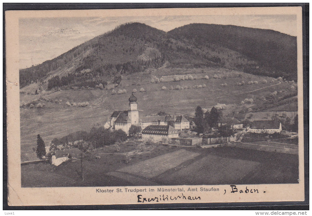 GERMANY ,  ST. TRUDPERT  ,  OLD  POSTCARD - Münstertal