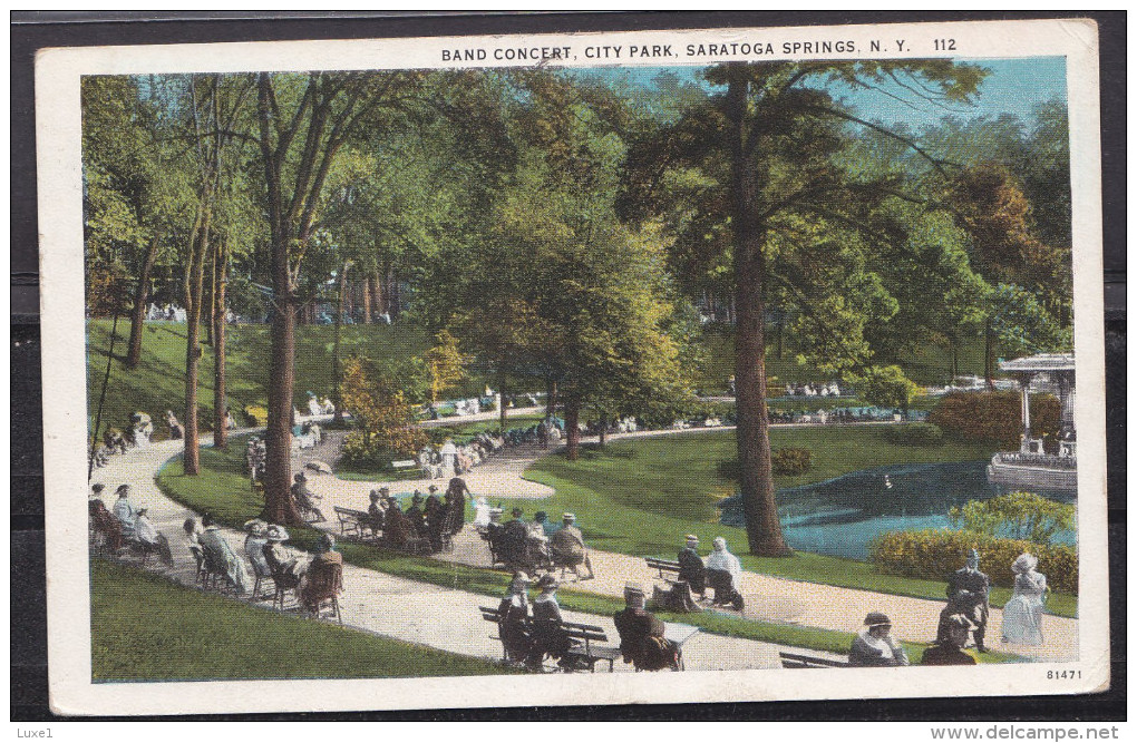 USA ,  SARATOGA  SPRINGS,  OLD  POSTCARD - Saratoga Springs