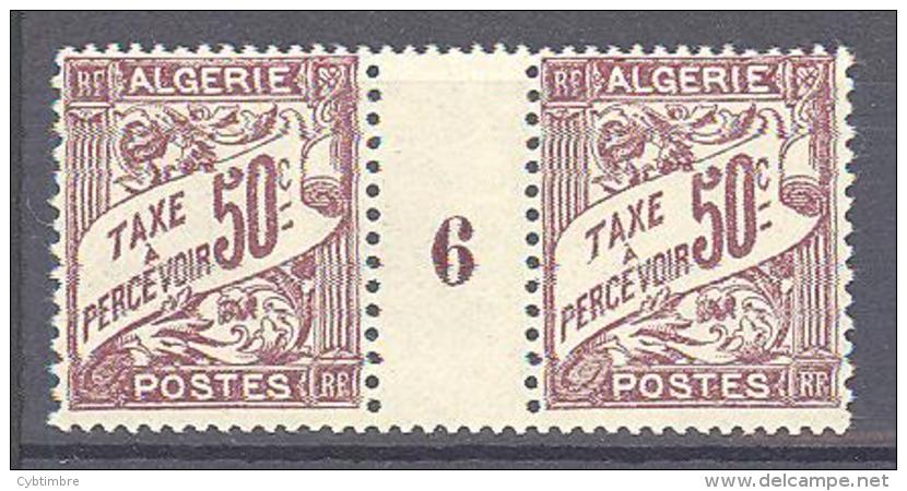 Algerie: Millésime 6 Sur Yvert Taxe N°7* - Timbres-taxe