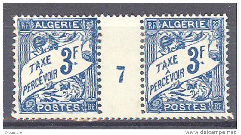 Algerie: Millésime 7 Sur Yvert  Taxe N°11* - Timbres-taxe