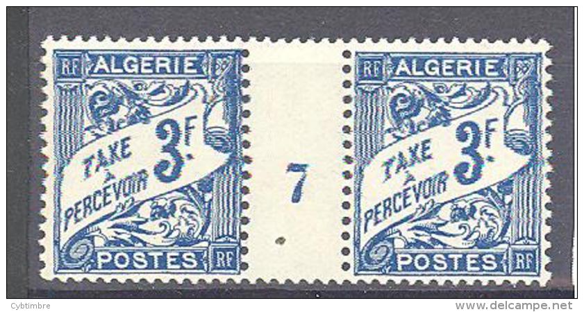 Algerie: Millésime 7 Sur Yvert  Taxe N°11* - Timbres-taxe