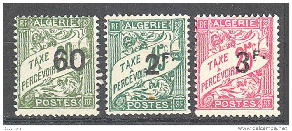 Algerie: Yvert  Taxe N°12/14* - Timbres-taxe