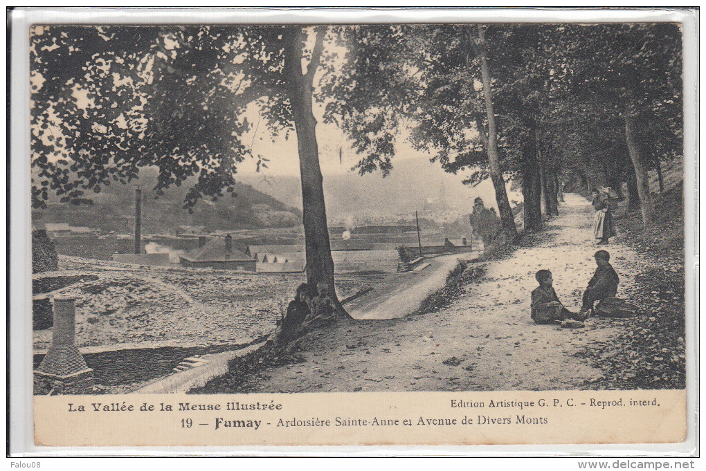 Fumay - Ardoisière St Anne Et Avenue Divers Monts - Fumay