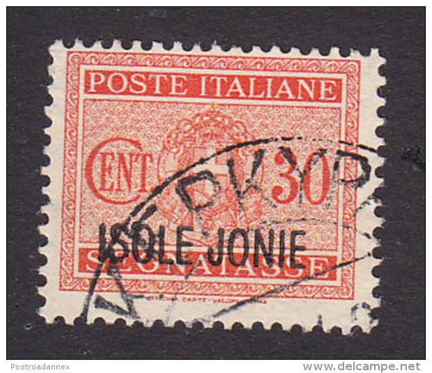 Italian Occupation Of Ionian Islands, Scott #NJ3, Used, Postage Due Overprinted, Issued 1941 - Ionian Islands