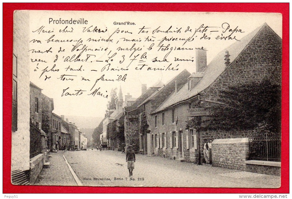 Profondeville (Namur). Grand'Rue. Tabacs Et Cigares François. 1906 - Profondeville