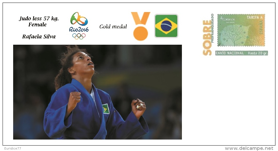 Spain 2016 - Olympic Games Rio 2016 - Gold Medal - Judo Female Brasil Cover - Altri & Non Classificati