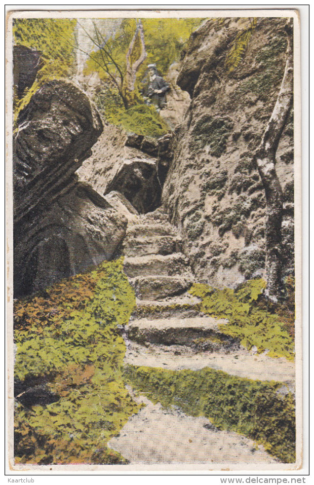 Müllertal . Rochers De La Promenade B. - 1947  -  (Luxembourg) - Muellerthal