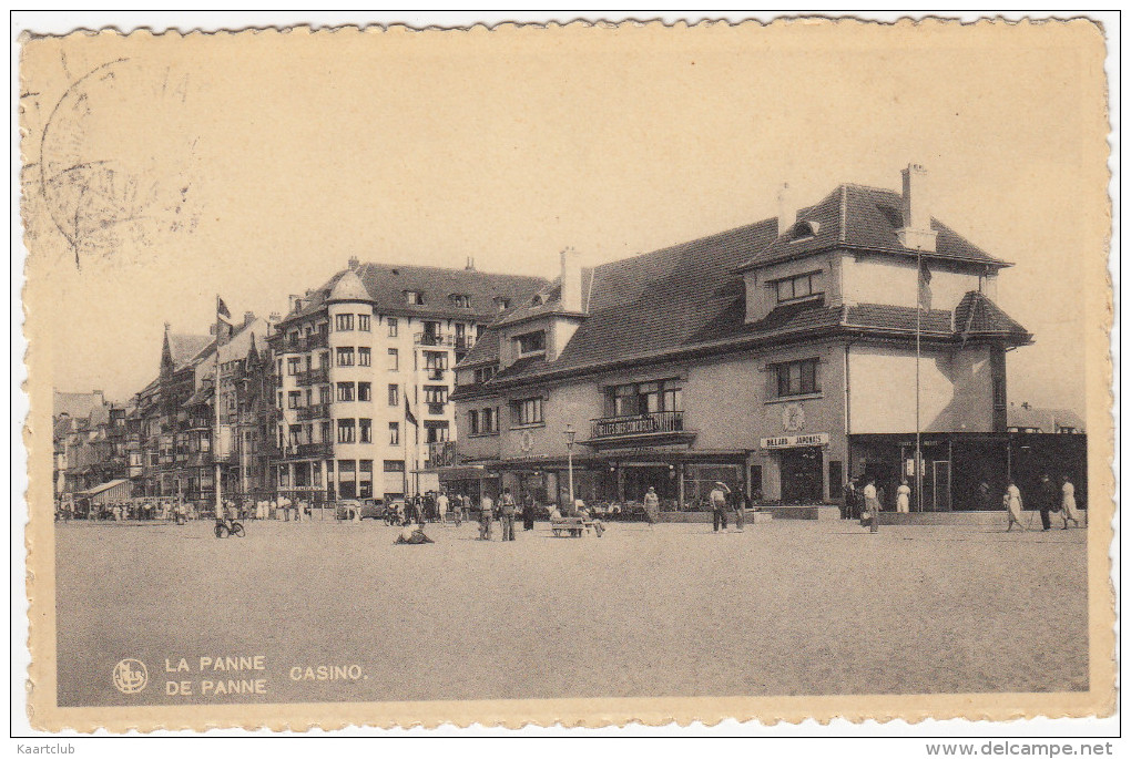 La Panne - Casino - De Panne  ( 'Billard Japonais') - 1937 - Belgique/Belgie - De Panne