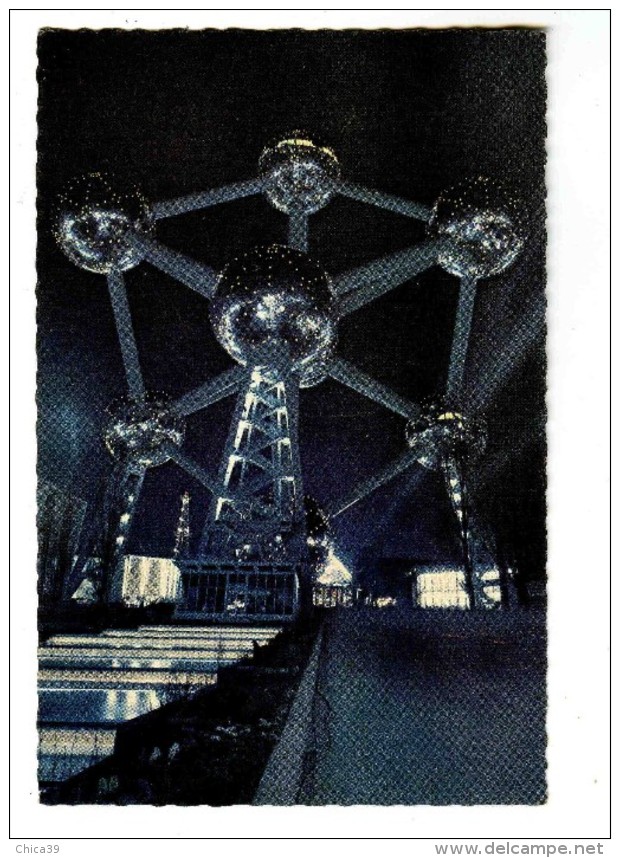 17696   -   Atomium   -   La Nuit - Brüssel Bei Nacht