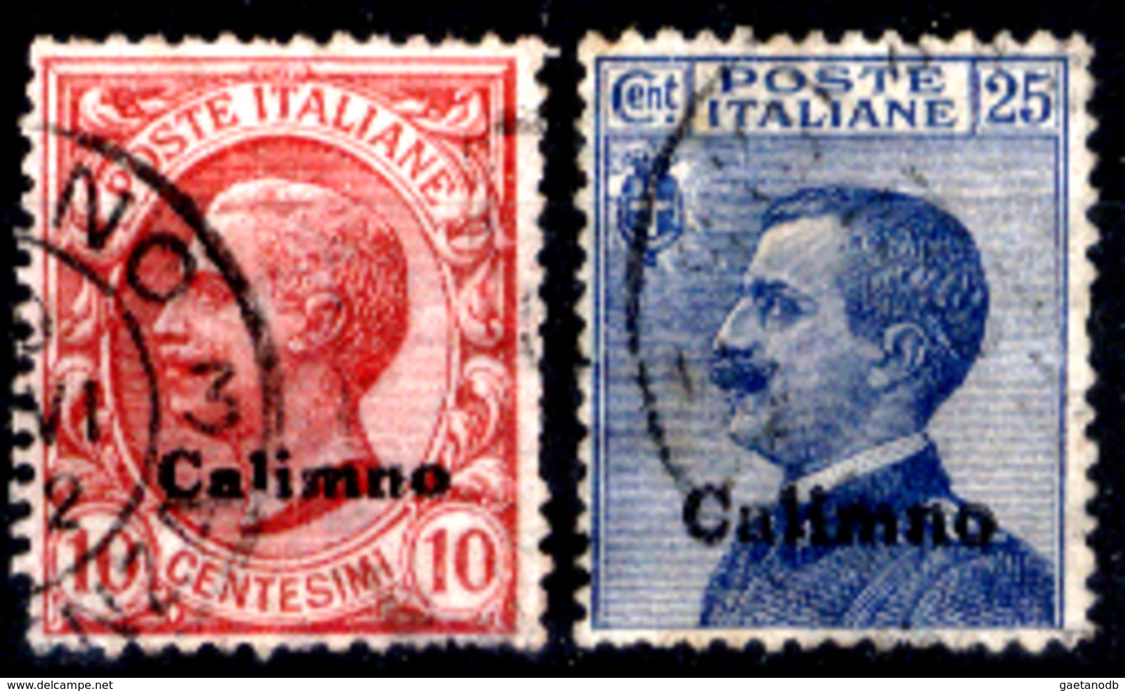 Italia-F01205 - Egeo - Calino  - 1912: Sassone N. 3, 5 (o) Used - Privo Di Difetti Occulti - Egée (Calino)