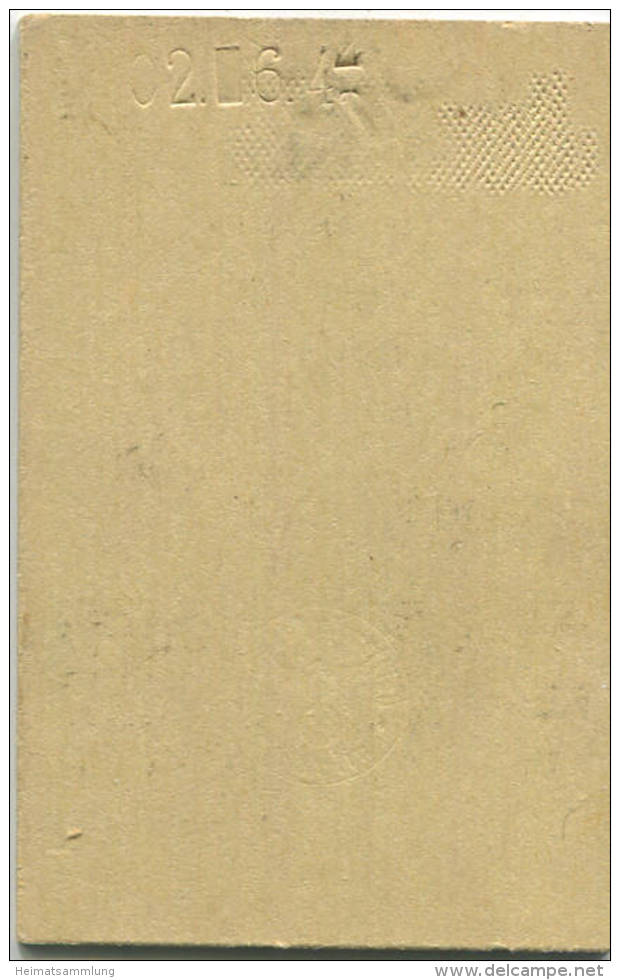 Berlin - Monatskarte - Marienfelde Berlin Potsd. Ringbf.- 2. Klasse Preisstufe 2 1943 - Europe