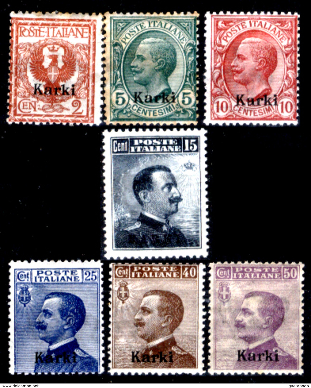 Italia-F01208 - Egeo - Carchi  - 1912: Sassone N.  1/7 (+) MNH - Privo Di Difetti Occulti - Egée (Carchi)