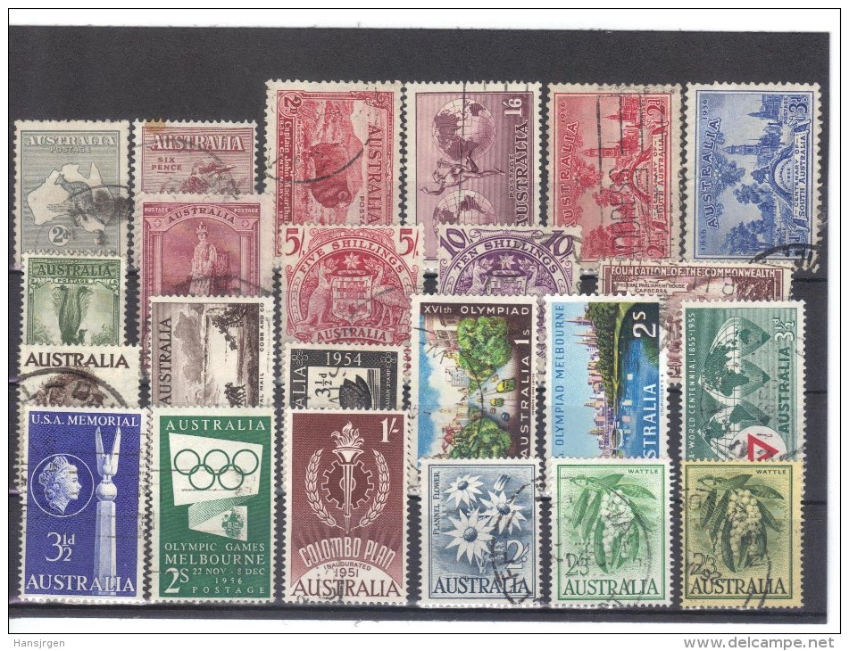 RTY511  AUSTRALIEN LOT AUSTRALIEN Used / Gestempelt SIEHE ABBILDUNG - Gebruikt