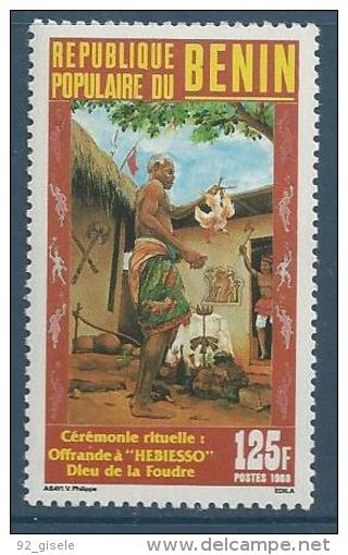 Benin YT 668A " Cérémonie Rituelle " 1988 Neuf** - Bénin – Dahomey (1960-...)