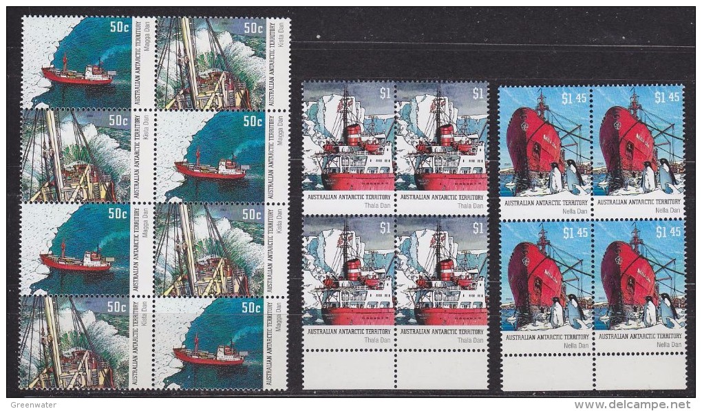 AAT 2003 Dan Ships 4v Bl Of 4 ** Mnh (31599) - Unused Stamps