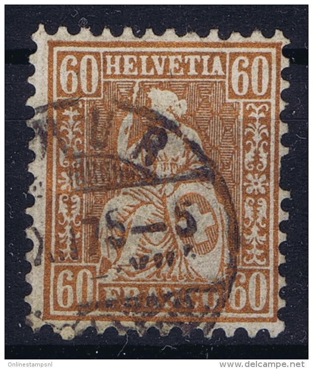 Switserland 1862 Yv Nr 40c Used - Usati