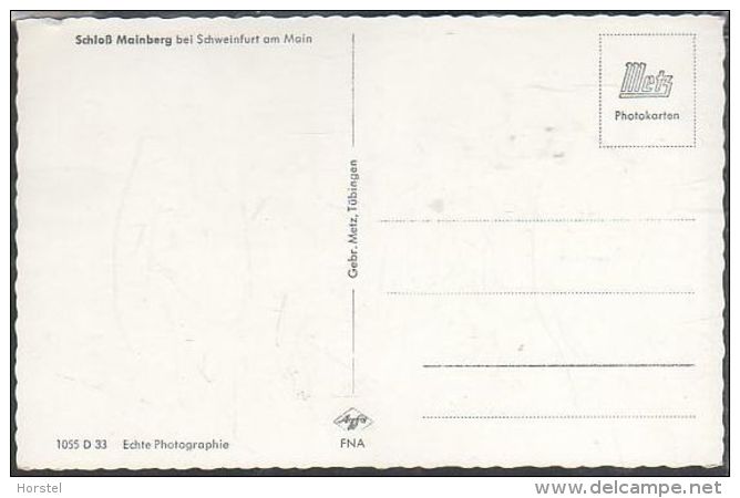 D-97453 Schonungen, Mainberg - Schloß Mainberg An Main - Schweinfurt