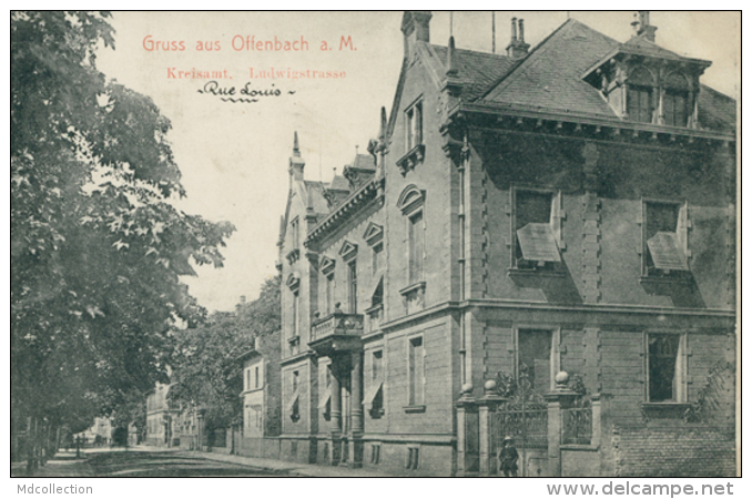 DE OFFENBACH / Kreisamt, Ludwigstrasse / - Offenbach
