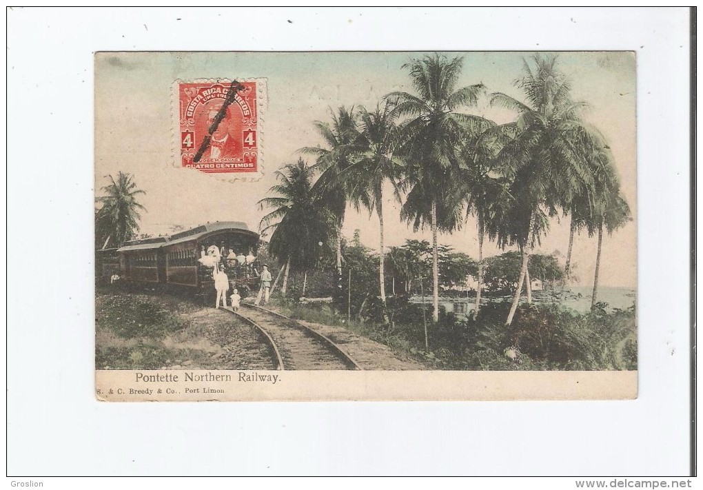 PONTETTE NORTHERN RAILWAY (COSTA RICA) 1913 - Costa Rica