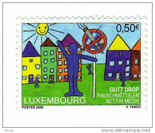 Luxembourg / Anti Drugs And Anti Nikotine / No Smoking - Neufs