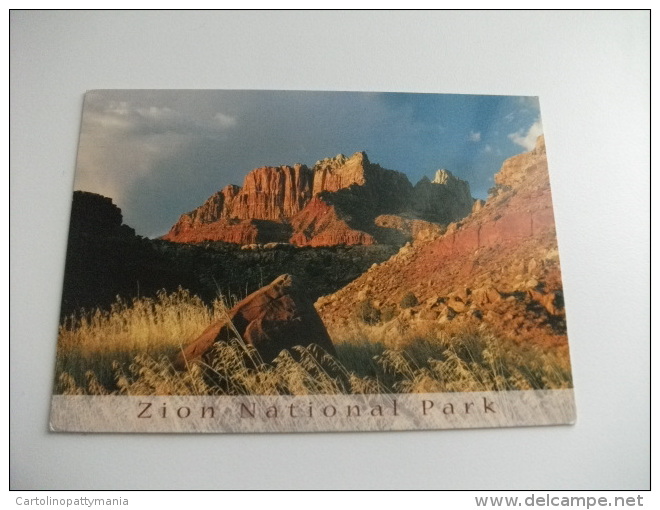STORIA POSTALE FRANCOBOLLO COMMEMORATIVO USA Zion National Park Panorama - Zion