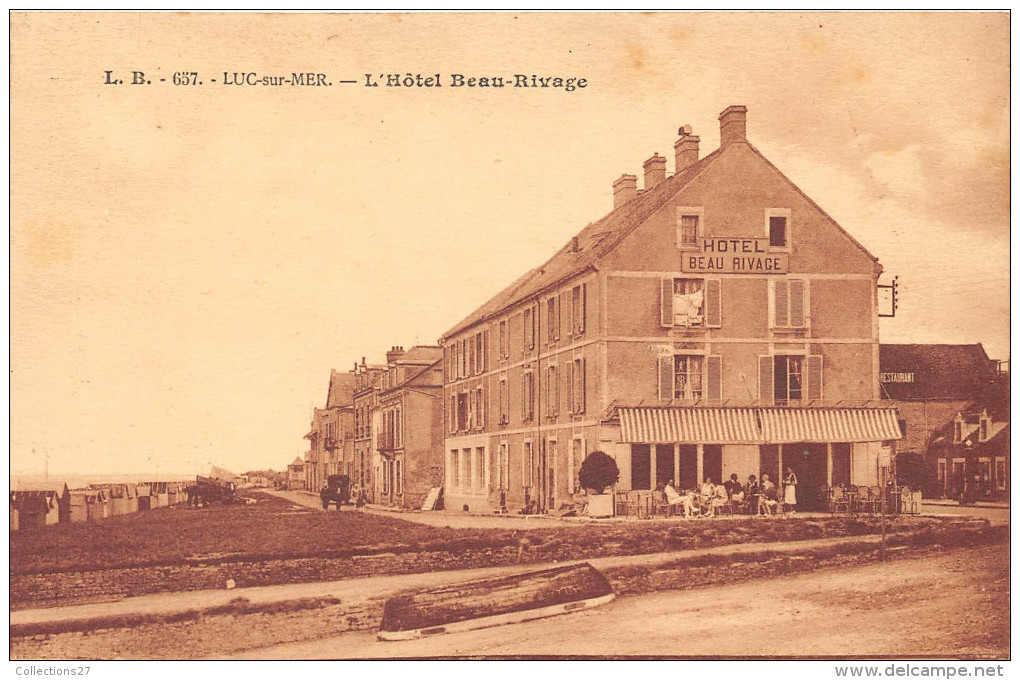 14-LUC-SUR-MER- L'HÖTEL BEAU RIVAGE - Luc Sur Mer