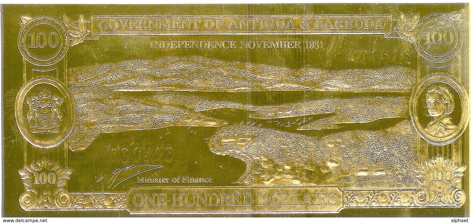 The World´s First Gold & Silver Banknotes - QUEEN ANNE'S REVENGE - Autres & Non Classés
