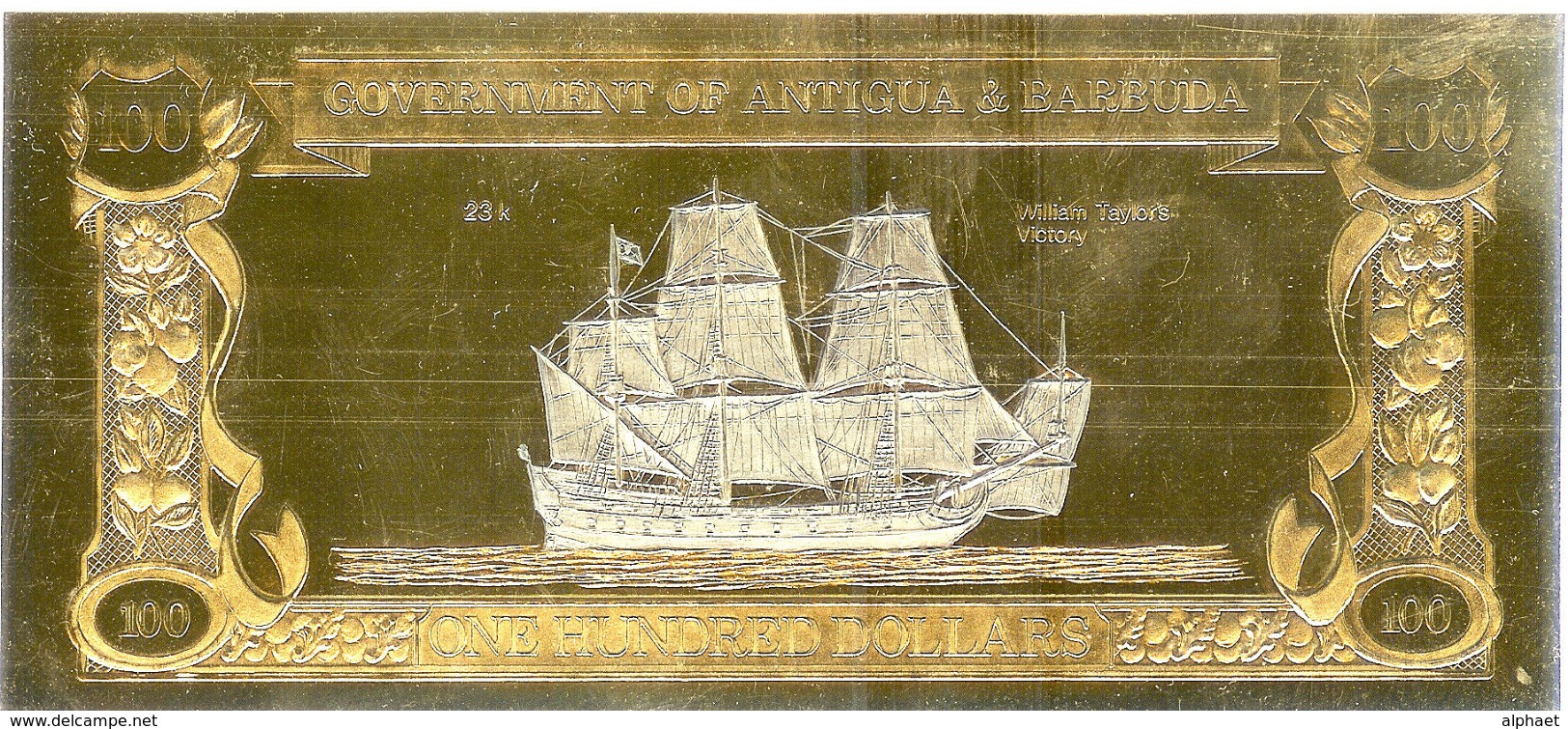 The World´s First Gold & Silver Banknotes - WILLIAM TAYLOR'S VICTORY - Autres & Non Classés