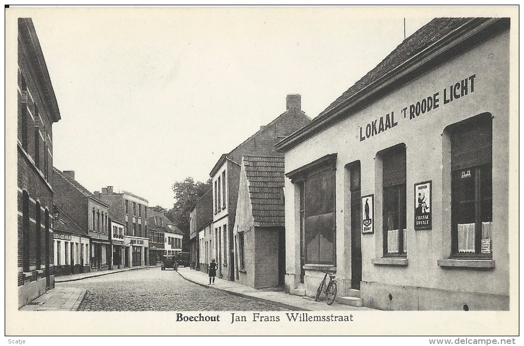 Boechout   Jan Frans Willemstraat  -   Lokaal 'T Roode Licht - Boechout