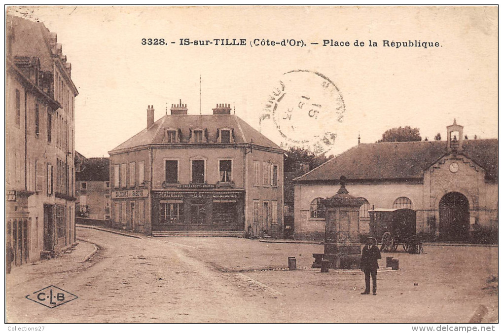 21-IS-SUR-TILLE- PLACE DE LA REPUBLIQUE - Is Sur Tille