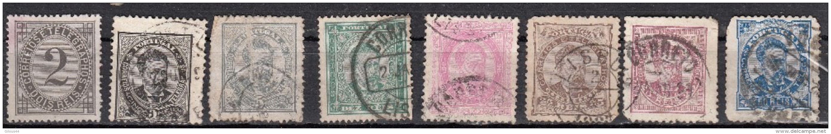 Portugal    Louis 1er  8 Valeurs - Used Stamps