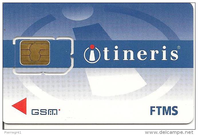 CARTE-GSM-PUCE-M-FTMS-ITINERIS-FF2L-D12-Ref-PHONECOTE 2005--TBE-NEUVE-PUCE ATTACHEE - Mobicartes (GSM/SIM)