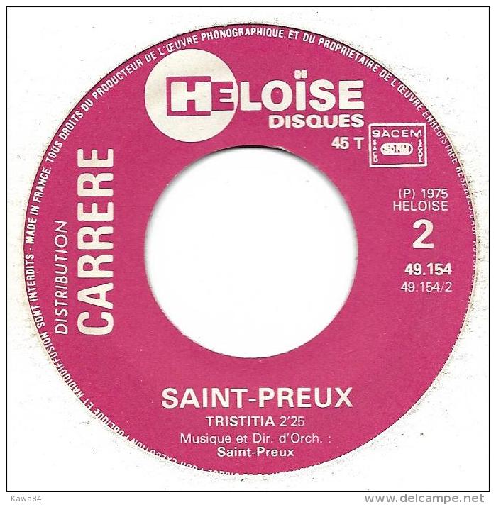 SP 45 RPM (7")  Saint-Preux  "  Missa Amoris  " - Classique