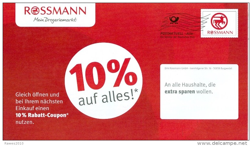 BRD Burgwedel Postaktuell -Alle- FRW 2016 Rossmann Drogeriemarkt - Sonstige & Ohne Zuordnung