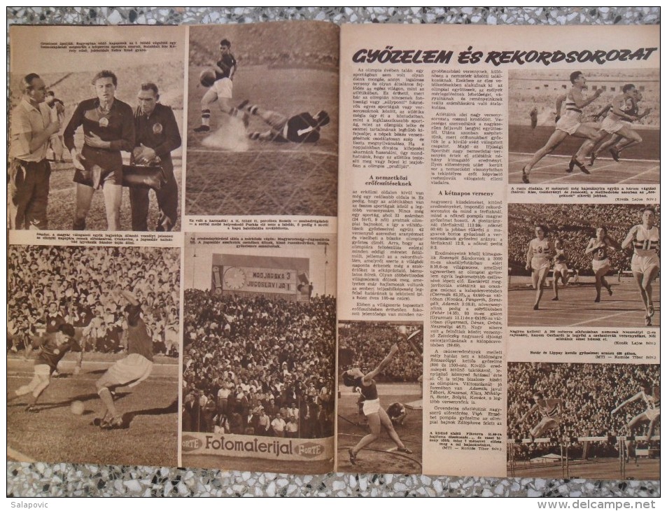 KEPES SPORT MAGYARORSZAG - JUGOSZLAVIA 3:1 HUNGARY -  YUGOSLAVIA 1956 - Libri