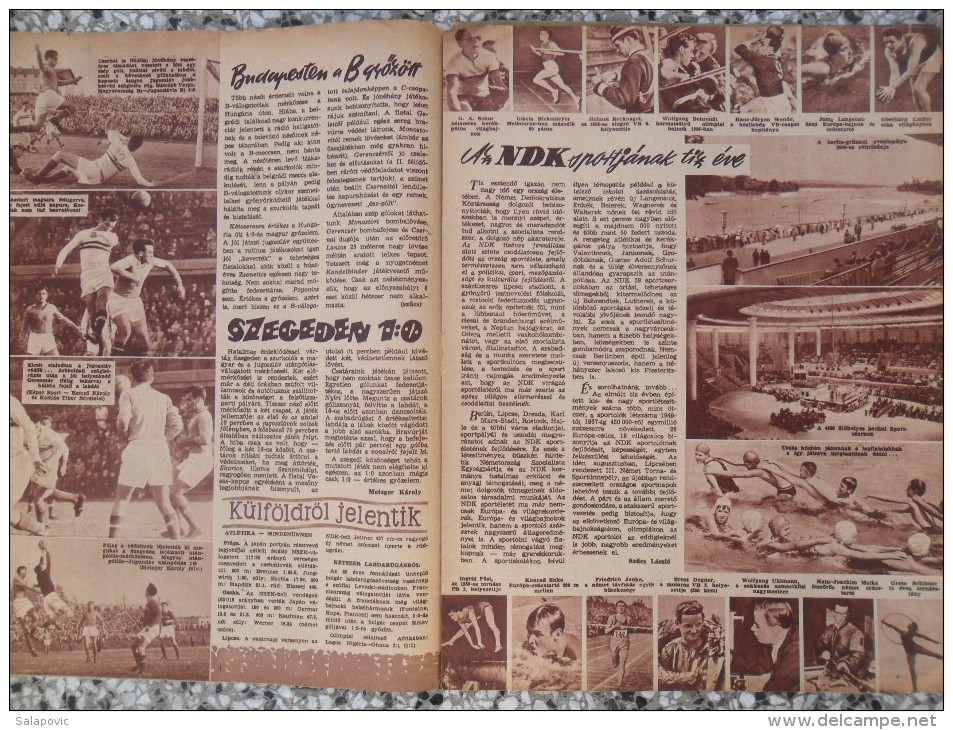 KEPES SPORT JUGOSZLAVIA - MAGYARORSZAG 2:4    YUGOSLAVIA - HUNGARY 1959 - Books